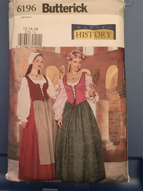 Add one more inch, for B=13″. . Medieval sewing patterns free